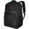 Вместительный мужской рюкзак для ноутбука из качественного полиэстера Wenger New Icons Meteor 17" черного цвета 103647 modnotak фото - 1