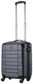 Валіза Wenger, Amplar, мала, пластик, 4 колеса, синя