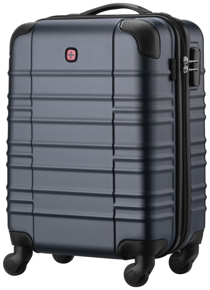 Валіза Wenger, Amplar, мала, пластик, 4 колеса, синя modnotak фото №3