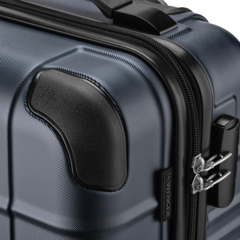 Валіза Wenger, Amplar, мала, пластик, 4 колеса, синя modnotak фото №10