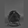 Круглая сумка-рюкзак из натуральной кожи черного цвета BlankNote Maxi (12728) - 7