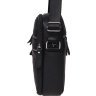 Класична чоловіча сумка-планшет чорного кольору на дві змійки Borsa Leather (21907) - 5