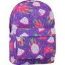 Яркий женский текстильный рюкзак для города с дизайнерским принтом Bagland (54047) - 1