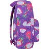 Яркий женский текстильный рюкзак для города с дизайнерским принтом Bagland (54047) - 2