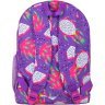 Яркий женский текстильный рюкзак для города с дизайнерским принтом Bagland (54047) - 4