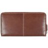 Женский кожаный кошелек из гладкой кожи с RFID-защитой коричневого цвета Ashwood T90 94247 (на молнии) фото №1 Женский кожаный кошелек из гладкой кожи с RFID-защитой коричневого цвета Ashwood T90 94247 (на молнии) modnotak фото - 1