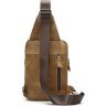 Світло-коричнева сумка через плече з натураьной шкіри Vintage (20096) - 3