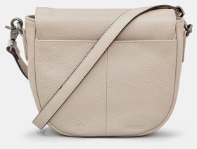 Женская кожаная сумка кросс-боди светло-серого цвета с вышивкой &quot;цветы и птичка колибри&quot; Yoshi (Великобритания) 94447