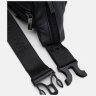 Кожаная мужская сумка на пояс с 1 основным отделением  Borsa Leather 104547 черного цвета modnotak фото - 4