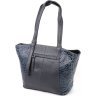 Фирменная женская сумка из добротной натуральной кожи с длинными ручками KARYA (2420833) - 2