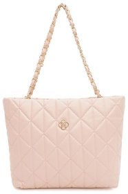 Стильная женская сумка из прочного кожзама Monsen 94647 розового цвета