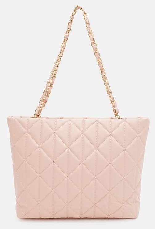 Стильная женская сумка из прочного кожзама Monsen 94647 розового цвета modnotak фото №3