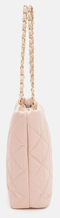 Стильная женская сумка из прочного кожзама Monsen 94647 розового цвета modnotak фото №4