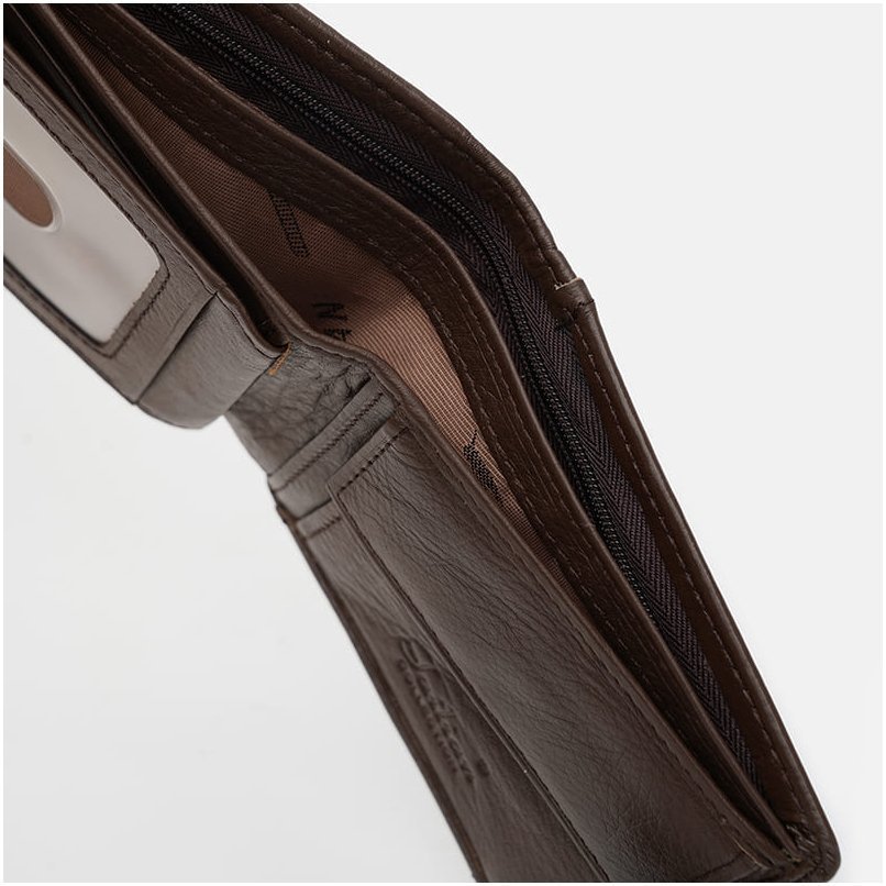 Классический коричневый мужской кошелек из натуральной кожи Tailian 65047