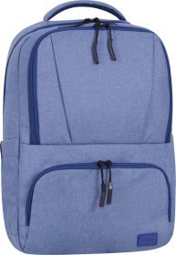 Синій чоловічий рюкзак з текстилю під ноутбук Bagland (55447)