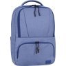 Синий мужской рюкзак из текстиля под ноутбук Bagland (55447) - 1