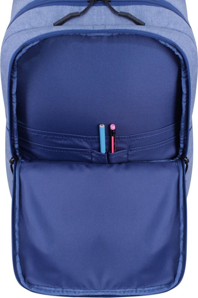 Синий мужской рюкзак из текстиля под ноутбук Bagland (55447)