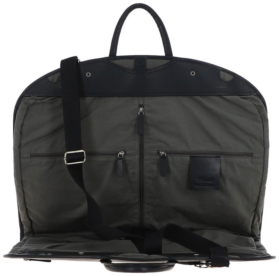 Мужской портплед из гладкой кожи для путешествий Ashwood K50 черного цвета 95447 modnotak фото №2