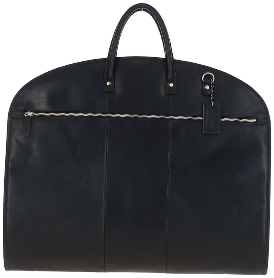 Мужской портплед из гладкой кожи для путешествий Ashwood K50 черного цвета 95447 modnotak фото №5