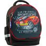 Текстильный школьный рюкзак для мальчика с рисунком автомобиля Bagland Butterfly 55647 - 1