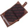 Светло-коричневое мужское портмоне из натуральной кожи с блоком под документы KARYA (55947) - 9