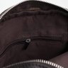Недорогая мужская сумка на плечо из натуральной кожи коричневого цвета Keizer (56047) - 5