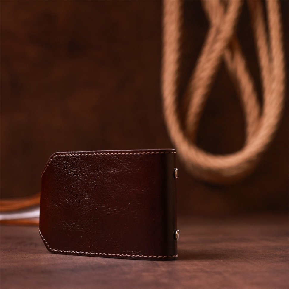 Горизонтальный маленький картхолдер из натуральной кожи коричневого цвета Shvigel (2413914) фото №21 Горизонтальный маленький картхолдер из натуральной кожи коричневого цвета Shvigel (2413914) modnotak фото №21