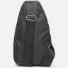 Черный текстильный мужской рюкзак-слинг с одной лямкой Monsen (56747) - 3
