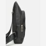 Черный текстильный мужской рюкзак-слинг с одной лямкой Monsen (56747) - 4