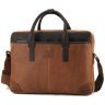 Мужская сумка для ноутбука до 15 дюймов из винтажной кожи рыжего цвета Tom Stone 77747 - 4