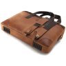 Мужская сумка для ноутбука до 15 дюймов из винтажной кожи рыжего цвета Tom Stone 77747 - 5