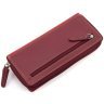 Червоно-бордовий жіночий гаманець великого розміру з натуральної шкіри високої якості Visconti Honolulu 68747 - 4