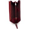 Красно-бордовый женский кошелек крупного размера из натуральной кожи высокого качества Visconti Honolulu 68747 - 2