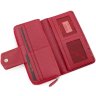 Красный женский кошелек большого размера из зернистой кожи Tony Bellucci (10860) - 5
