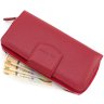 Червоний жіночий гаманець великого розміру з зернистою шкіри Tony Bellucci (10860) - 7