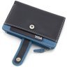 Синий женский кошелек среднего размера из натуральной кожи высокого качества Visconti 69247 - 7