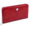 Червоний шкіряний гаманець великого розміру KARYA (1118-074) - 4