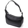 Чорна жіноча сумка з натуральної шкіри з однією лямкою Vintage 2422411 - 1