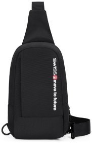 Мужская текстильная сумка рюкзак через плечо Confident 90748