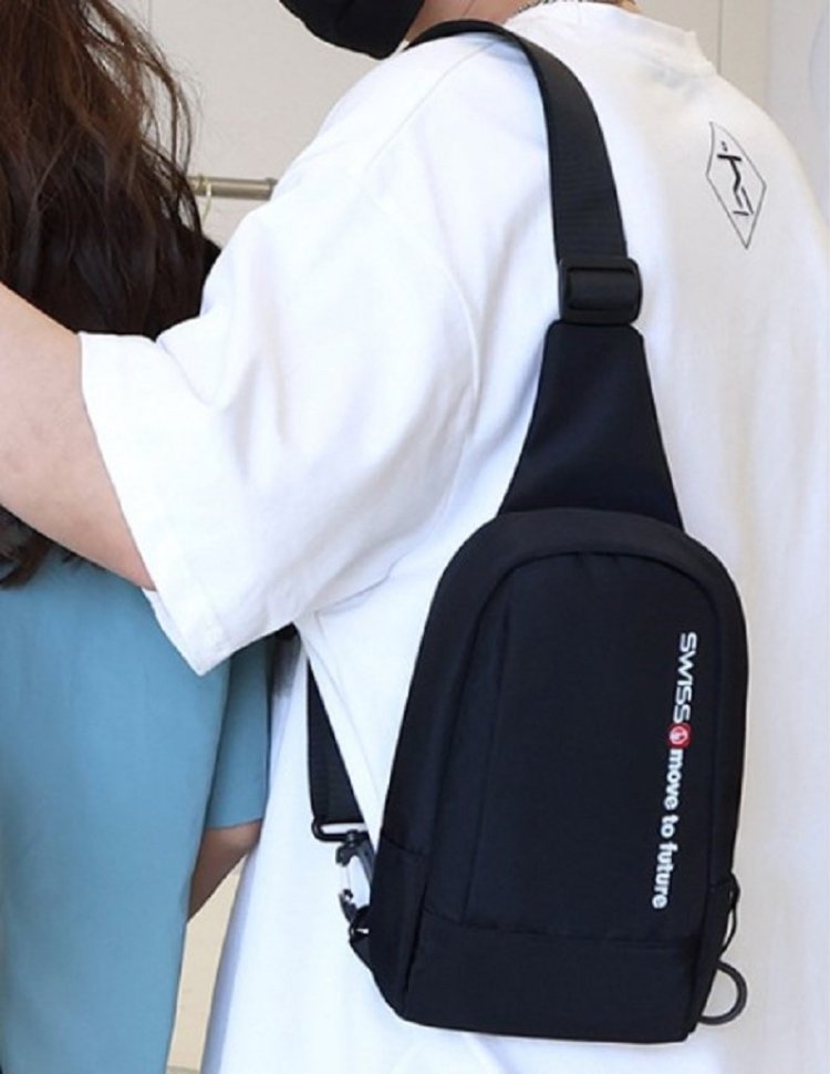 Чоловіча текстильна сумка рюкзак через плече Confident 90748 modnotak фото №2