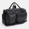 Мужская спортивная сумка из черного текстиля с ручками Monsen 71548 - 2