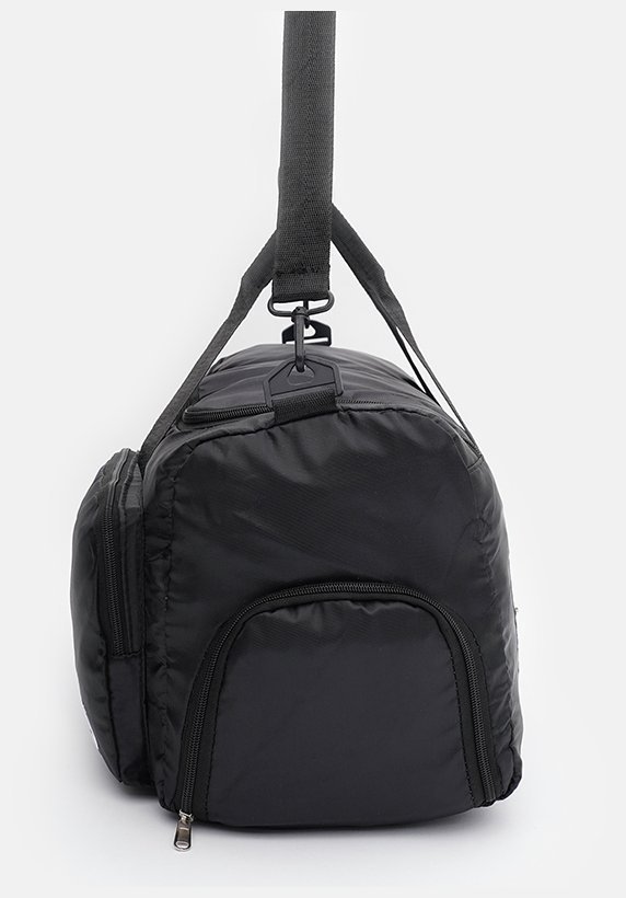 Чоловіча спортивна сумка із чорного текстилю з ручками Monsen 71548