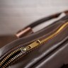 Мужская кожаная деловая сумка для ноутбука коричневого цвета VINTAGE STYLE (14670) - 8