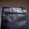 Классическая наплечная мужская сумка черного цвета VINTAGE STYLE (14850) - 6