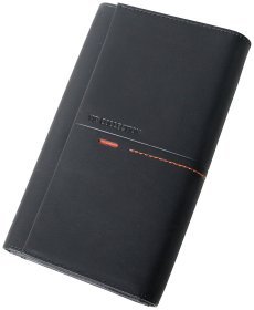 Жіночий гаманець на кнопці Beverly Hills чорного кольору Vip Collection 102548