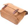 Руда чоловіча сумка для ноутбука з клапаном із текстилю Vintage (2421242) - 3