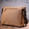 Руда чоловіча сумка для ноутбука з клапаном із текстилю Vintage (2421242) - 9