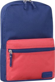 Місткий рюкзак синього кольору з текстилю Bagland (52748)