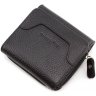 Чорний гаманець з натуральної шкіри італійського виробництва Tony Bellucci (10587) - 4