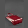 Бордовая сумка шоппер из натуральной кожи BlankNote D.D. (12669) - 5